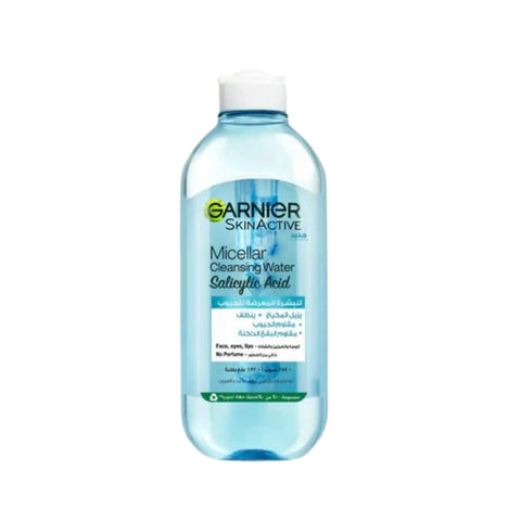 Garnier Fast Clear Salicylic Acid Anti-Acne Cleanser And Makeup Remover, For Oily And Acne-Prone Skin Micellar Water 400ML