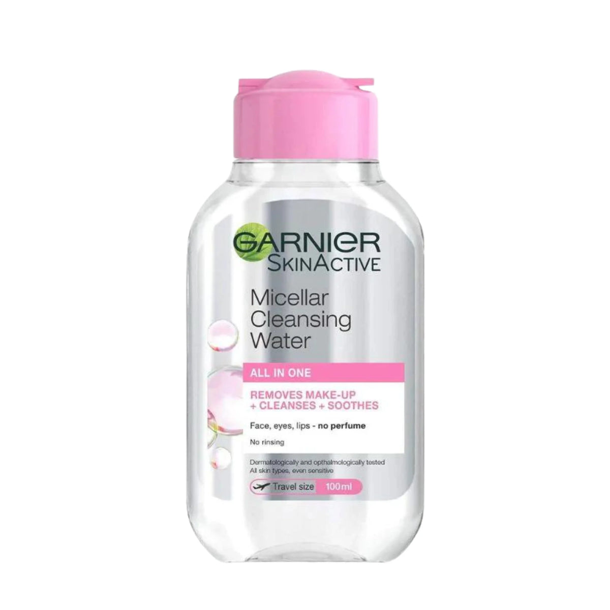 Garnier Micellar Water Facial Cleanser and Makeup Remover Pink for sensitive skin (3 sizes)